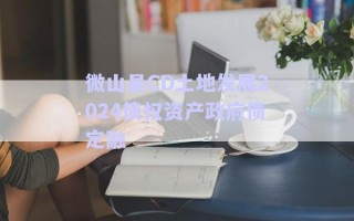 微山縣CD土地發(fā)展2024債權資產政府債定融